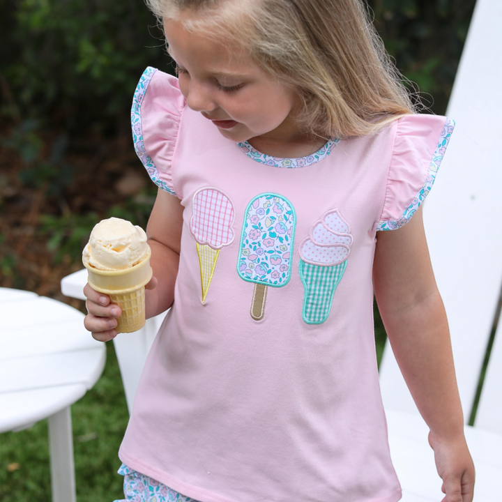 Ice Cream Social Girl's Short Set, child 4