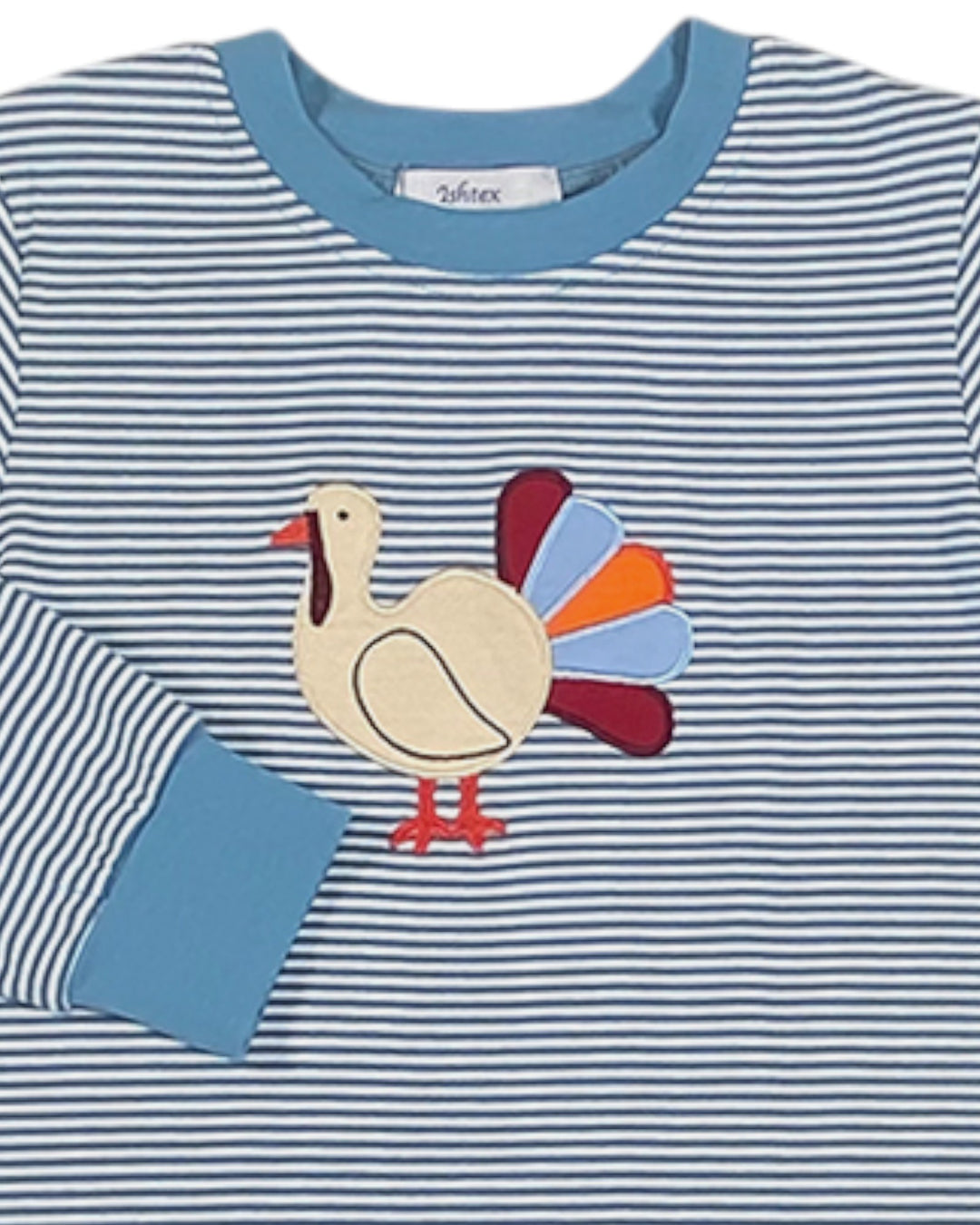 Turkey Blue Stripe Boys Shirt
