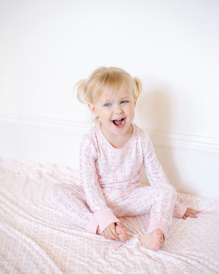 2 piece Ballet Pink Pajamas, That Store, child 3