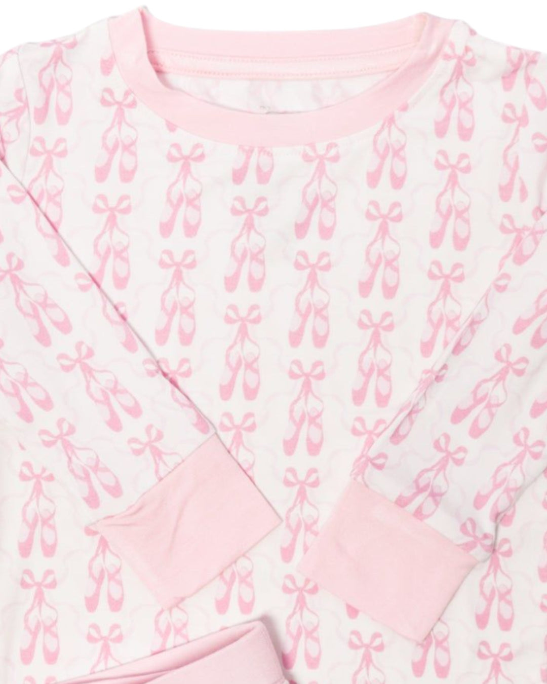 2 piece Ballet Pink Pajamas, That Store, close