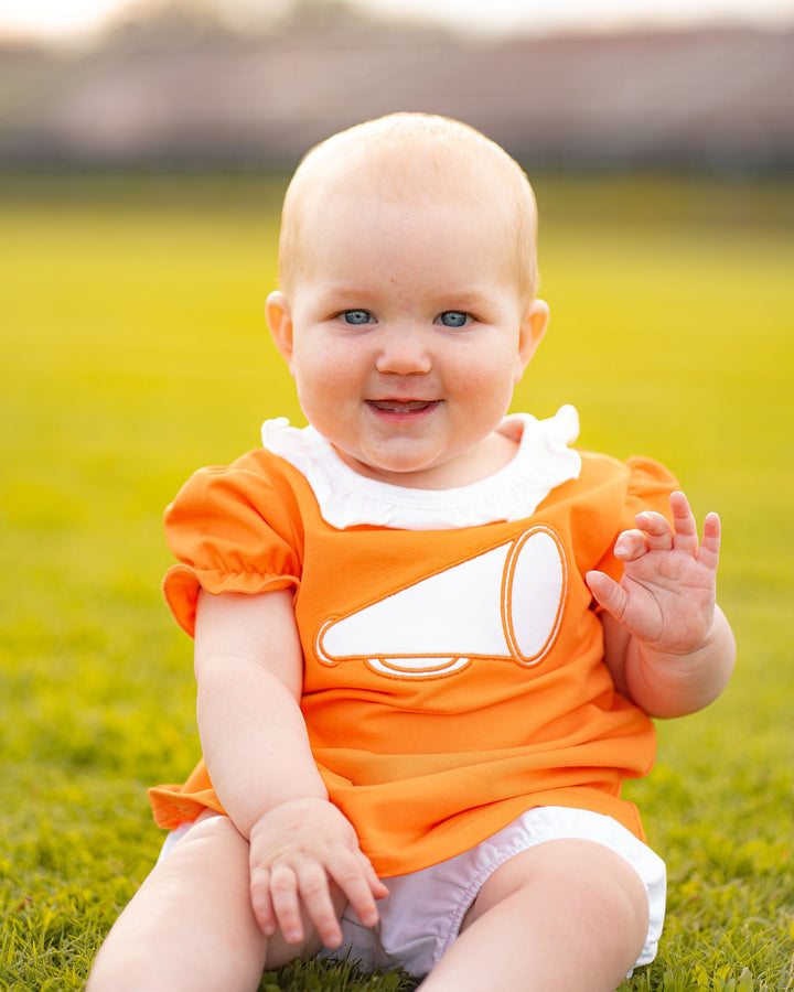 Game Day Girls Bloomer Set: Orange