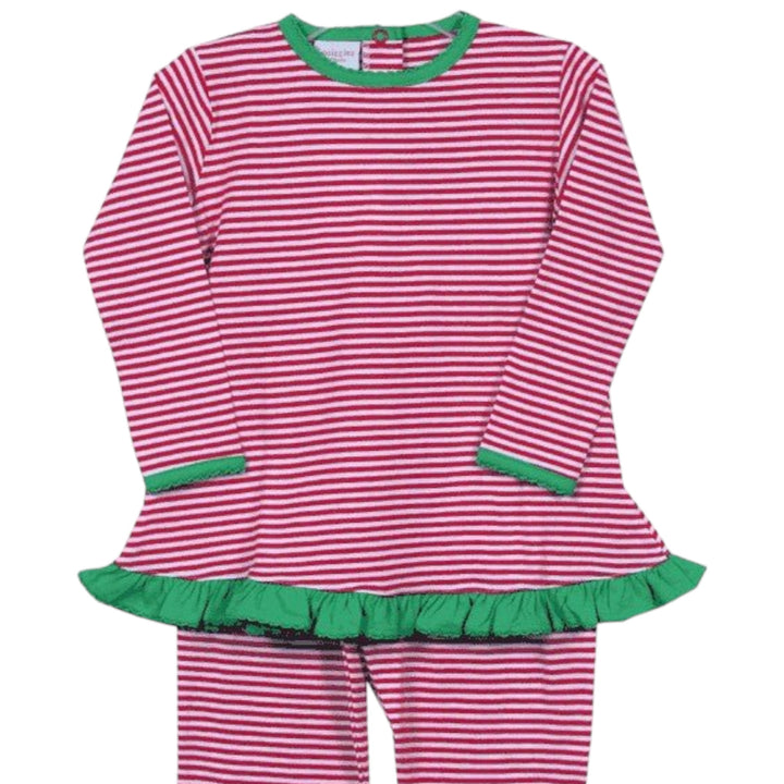 Squiggles Red & Green Pant Set ShopThatStore, close