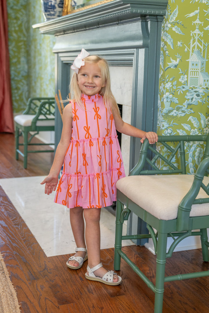 Addison Pink Bow Dress, child 2
