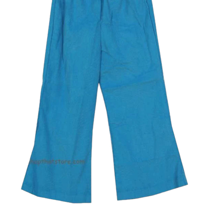 That Store Flare Corduroy Pants Turquoise ShopThatStore, close