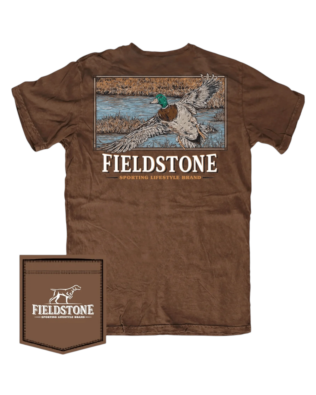 Duck Landing Brown Tee, That store, front