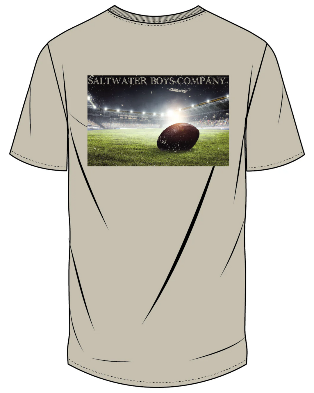 Football Boys Graphic Tee, back, That Store