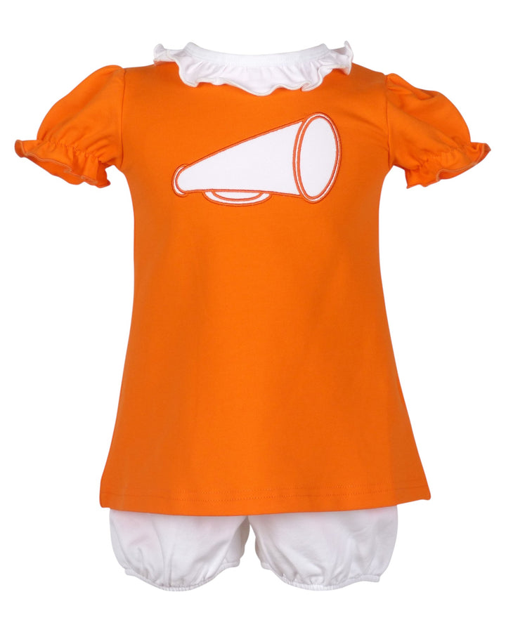 Game Day Girls Bloomer Set: Orange