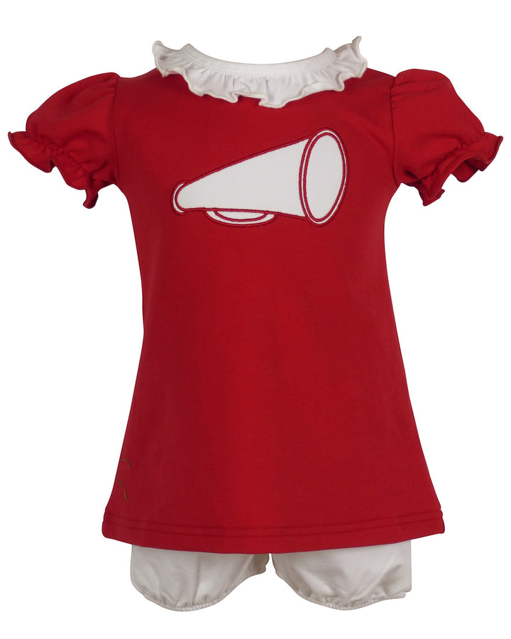 Game Day Girls Bloomer Set: Burgundy, That  Store, front