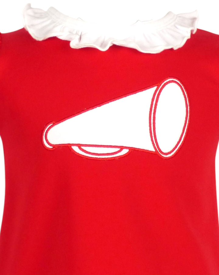 Game Day Girls Bloomer Set: Red, That Store, close up