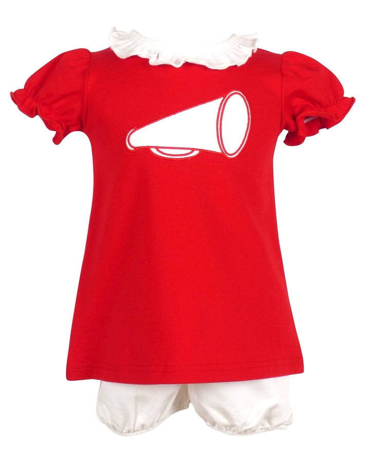 Game Day Girls Bloomer Set: Red, That Store, front
