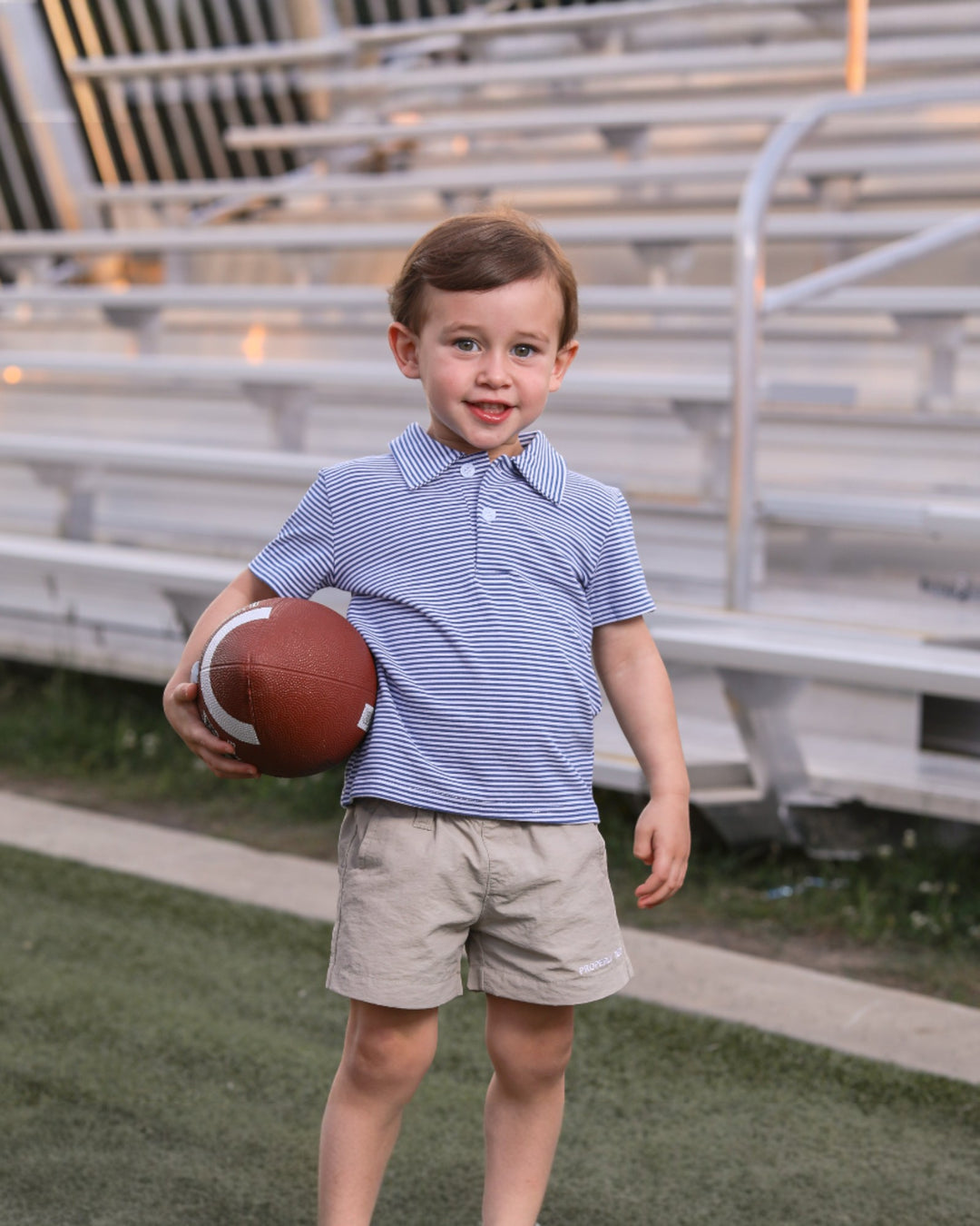 Henry Game Day Boys Polo- Navy Stripe, That Store, child