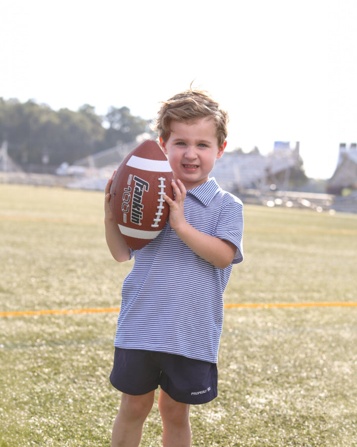 Henry Game Day Boys Polo- Navy Stripe, That Store, child 2