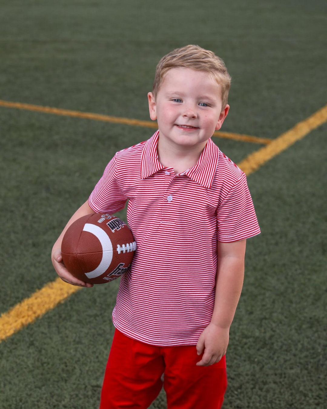 Henry Game Day Polo Red Stripe, shop that store, close