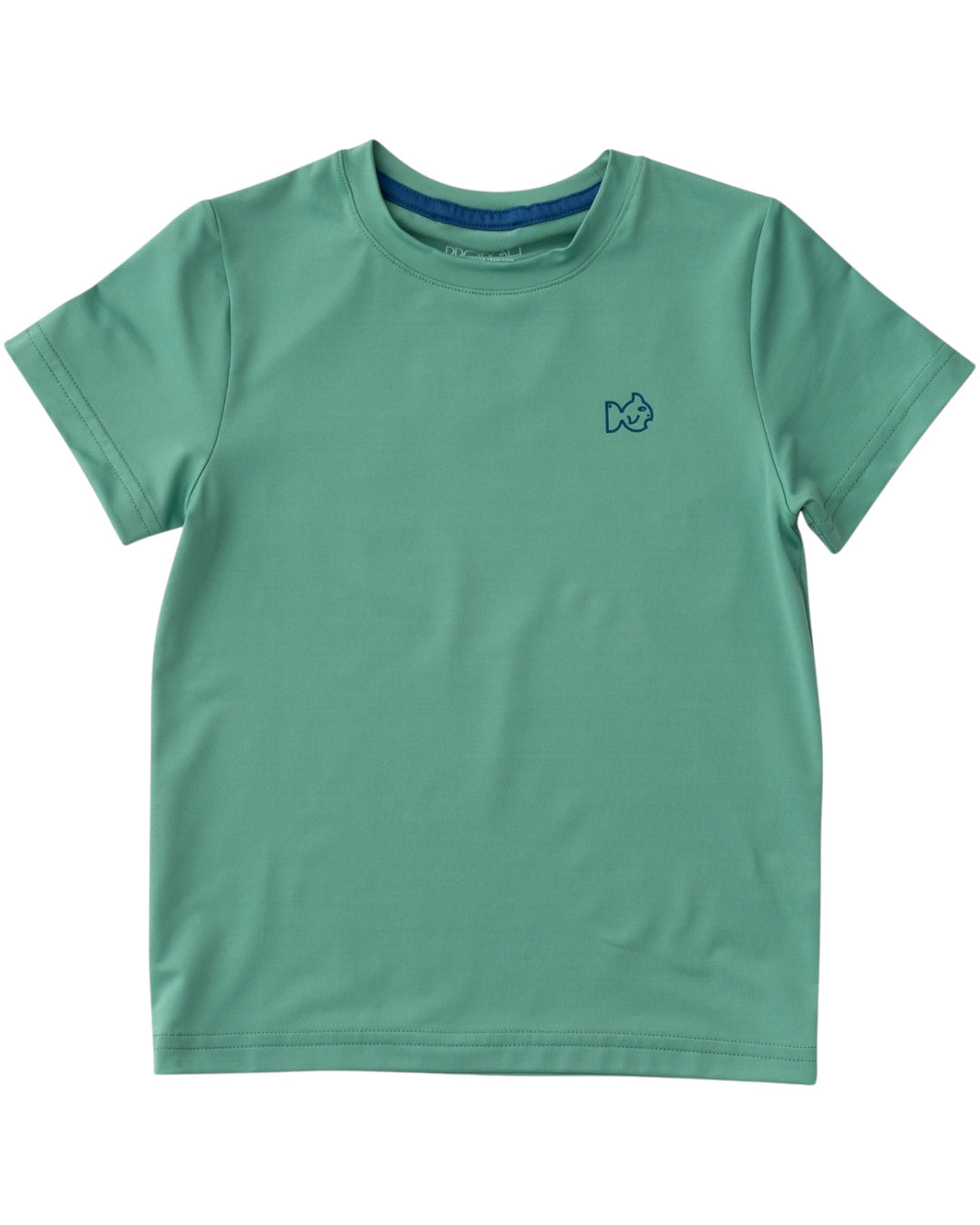 Kids Pro Performance Short Sleeve Fishing T-shirt: Green Spruce, That Store, front