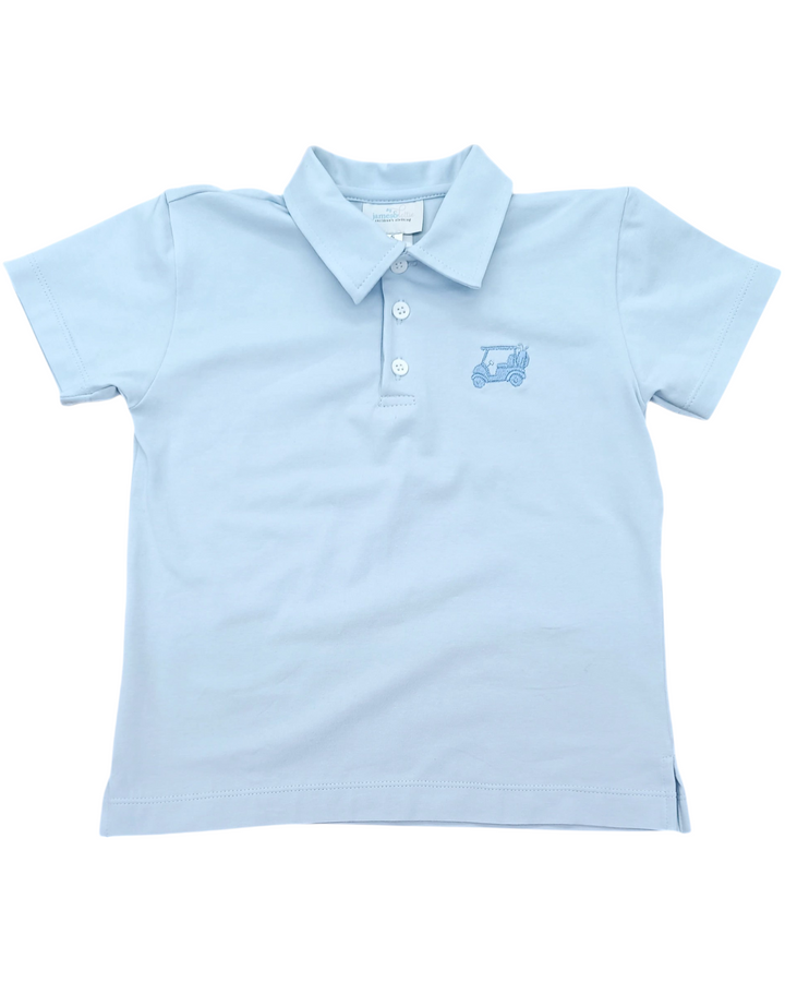 Lets PAR-TEE Blue Golf Embroidered Polo, That Store, front