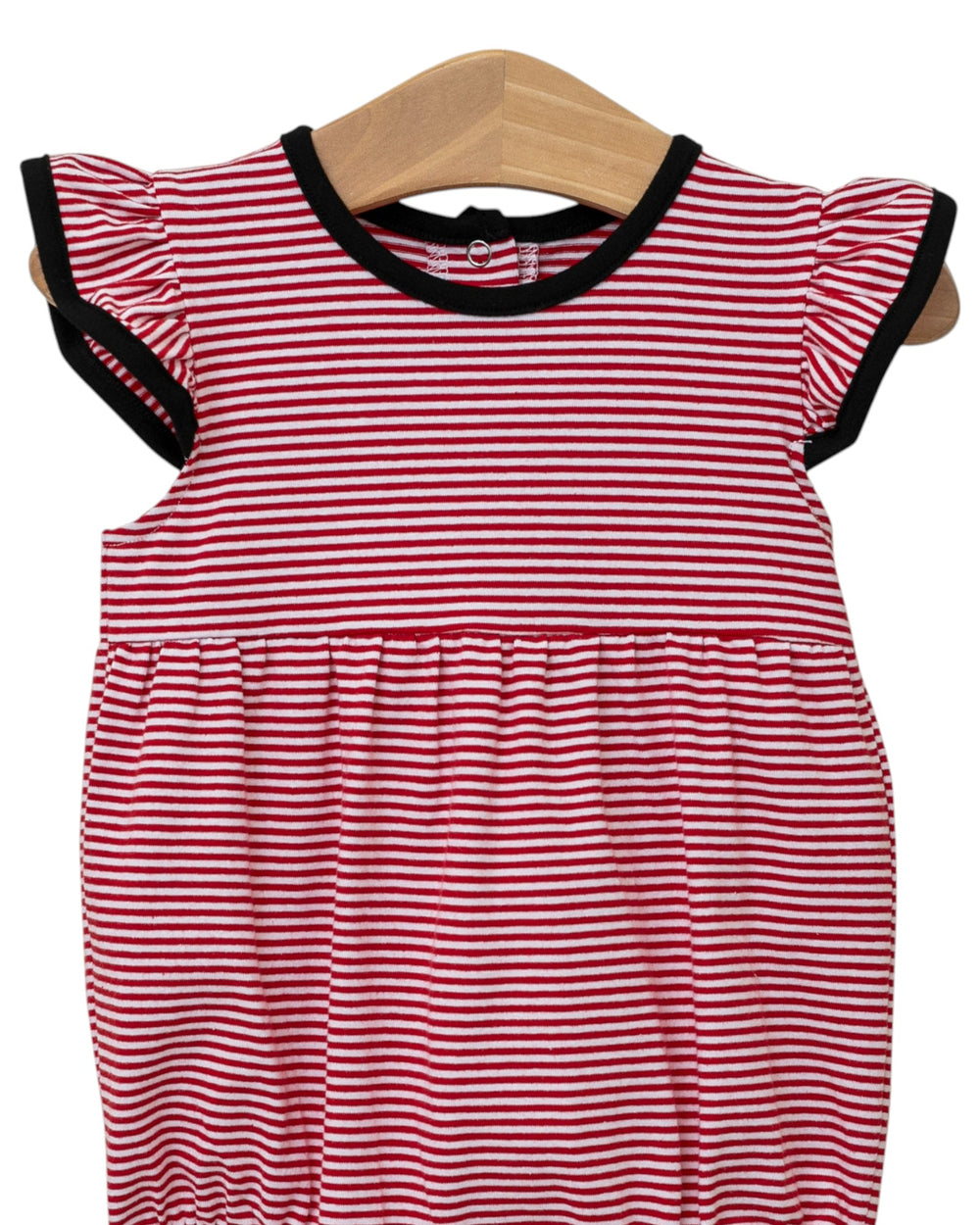 Lucy Game Day Red and Black Stripe Girl's Bubble, That Store, close