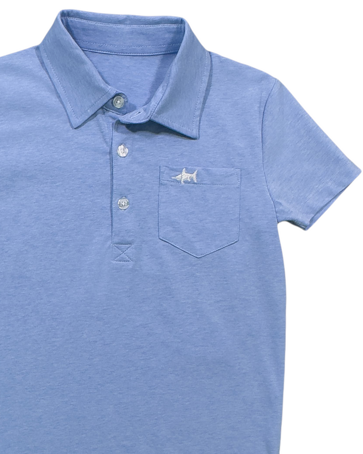 Marco Performance Blue Boys Polo, That Store, close