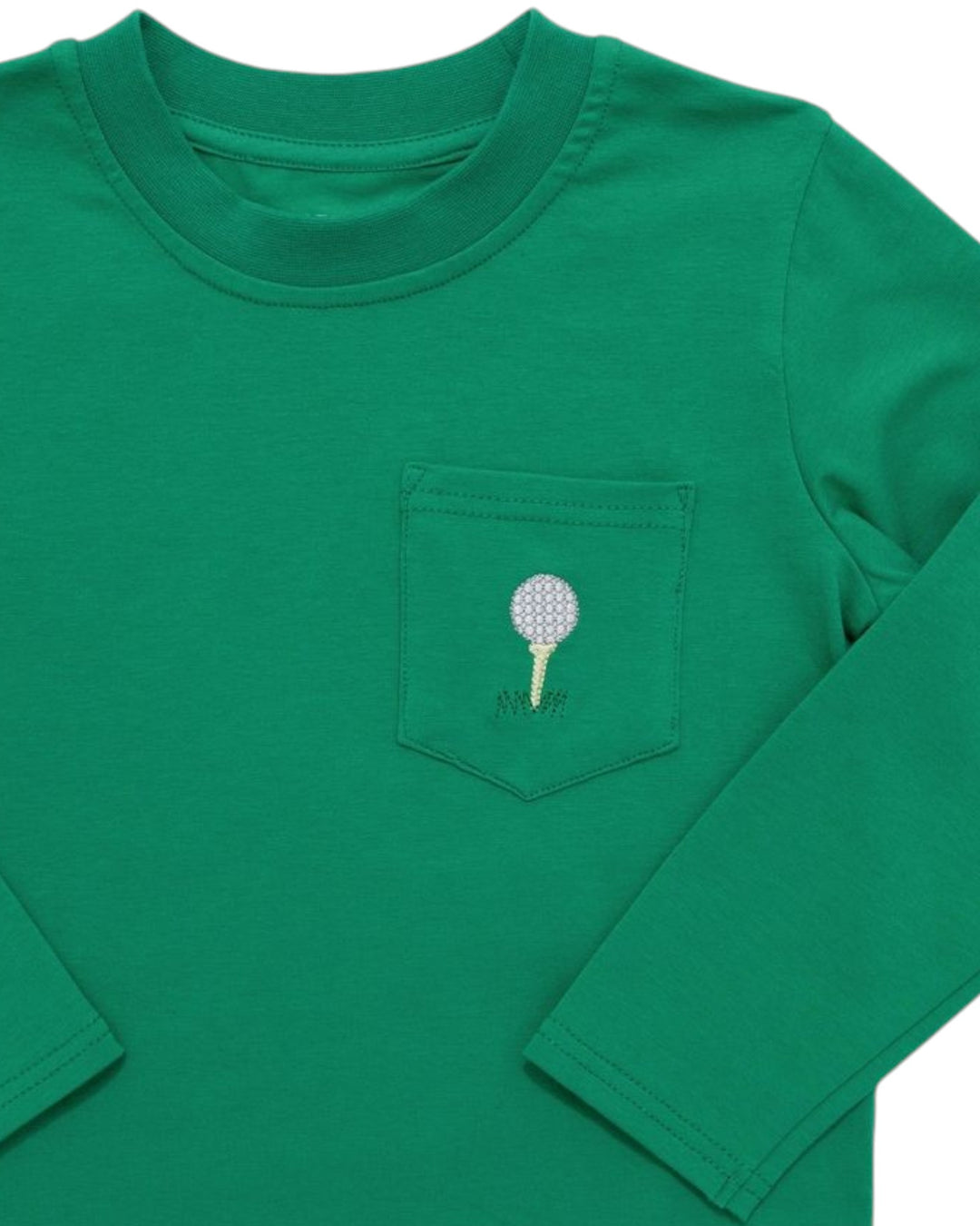 Pocket Boys Green Tee- Golf