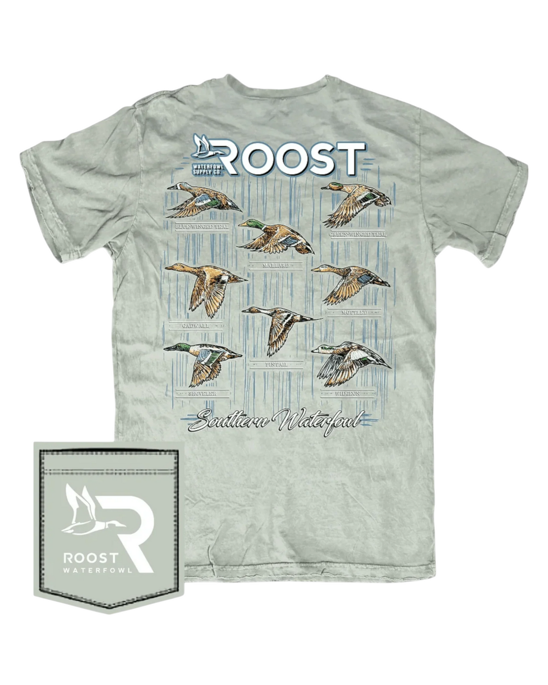 Roost Southern Waterfowl Bay Tee, That store, front