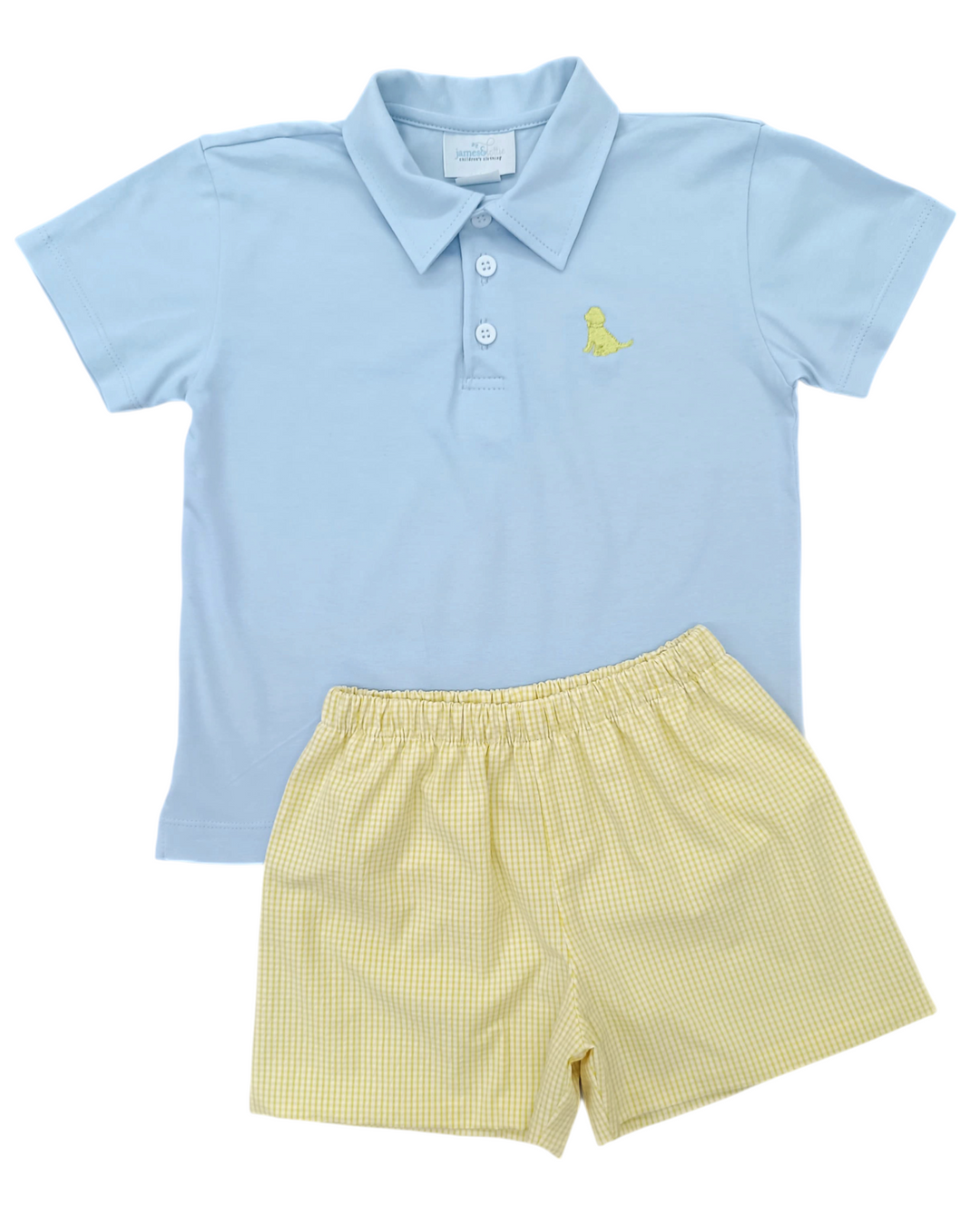Squeeze the Day Conrad Yellow Gingham Boys Shorts, That Store, outfit