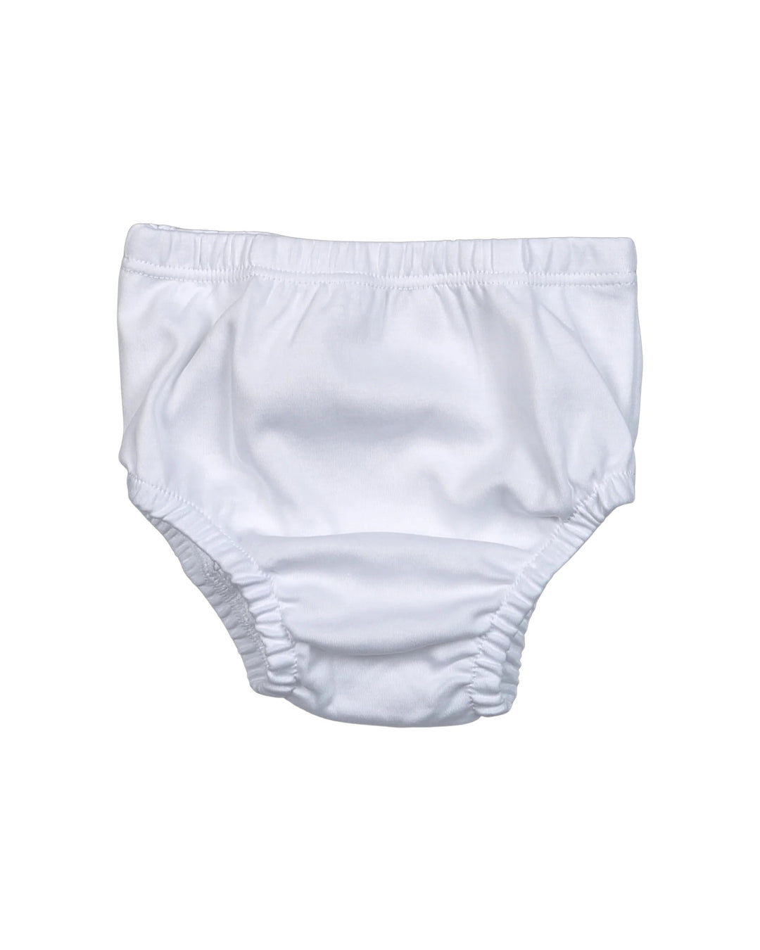 White Pima Cotton Knit Diaper Cover