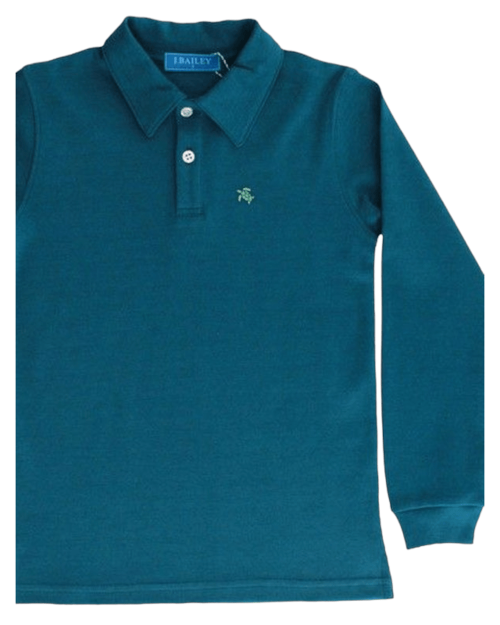Teal Long Sleeve Polo - ShopThatStore.com