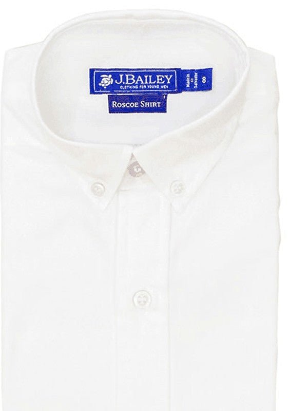 J Bailey White Oxford Button Down - ShopThatStore.com