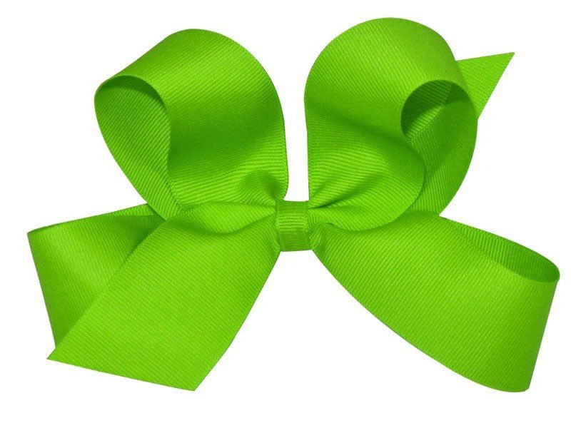 Wee Ones Large Grosgrain Bow Grasshopper - ShopThatStore.com