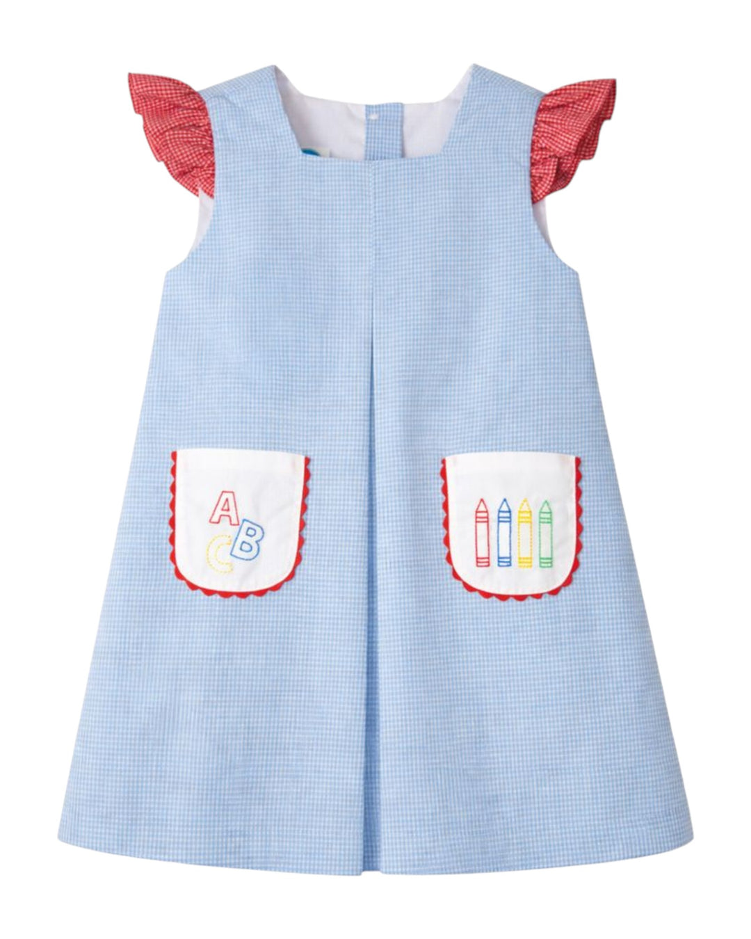 ABC Blue Gingham Dress *Pre-Order