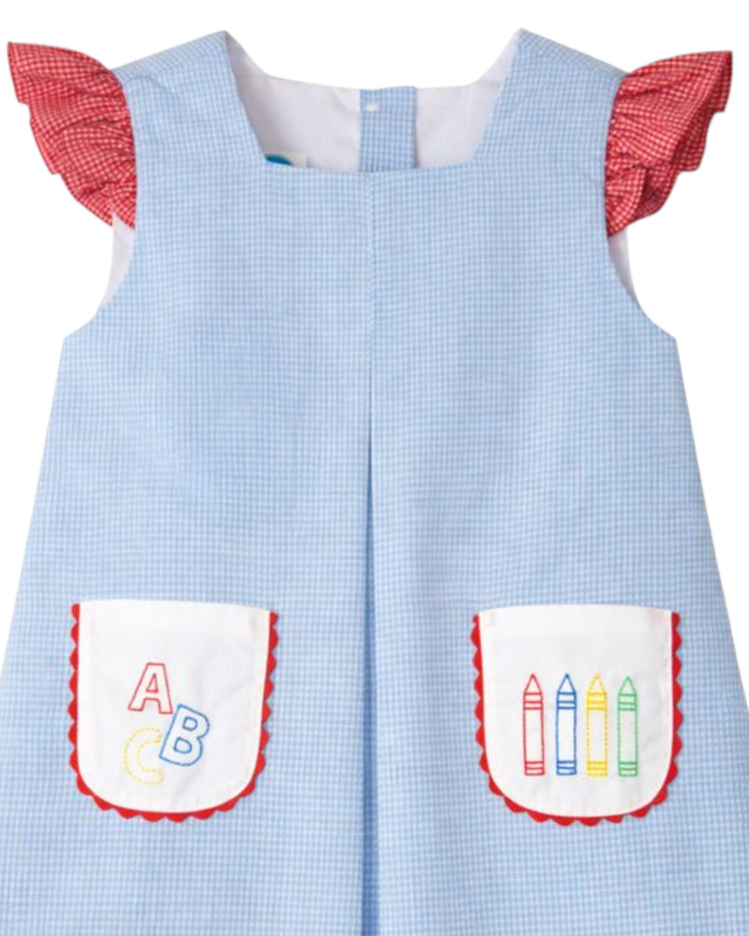 ABC Blue Gingham Dress *Pre-Order