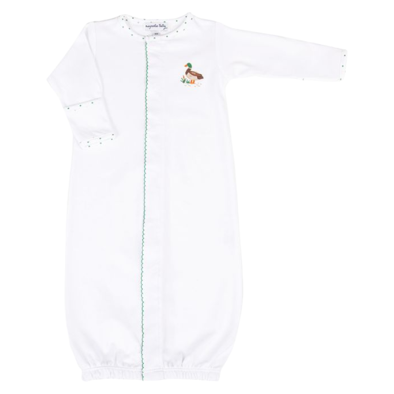 Mallard Pond Embroidered Boy Converter, front