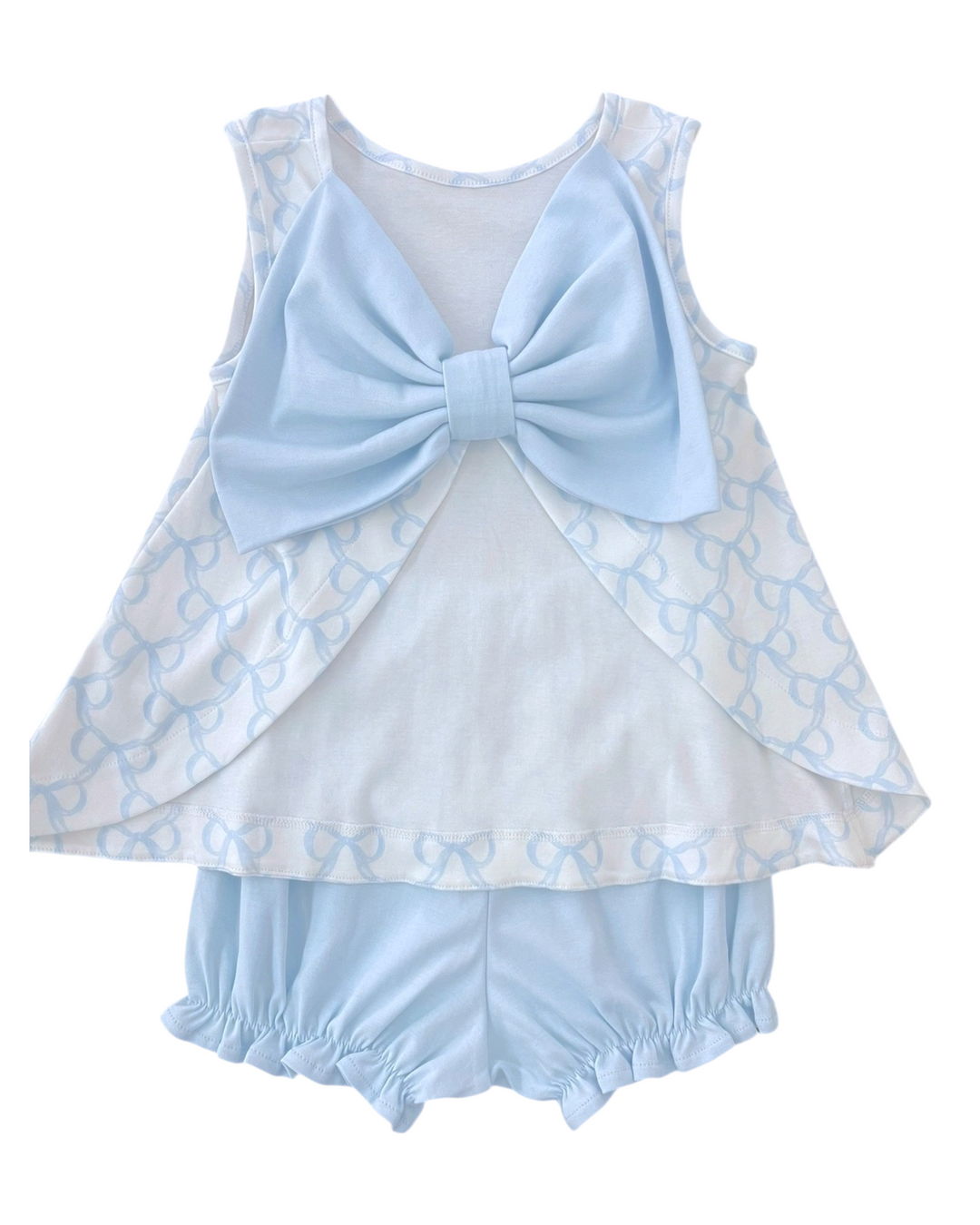 Put A Bow On It Knit Lottie Bloomer/Banded Short Set