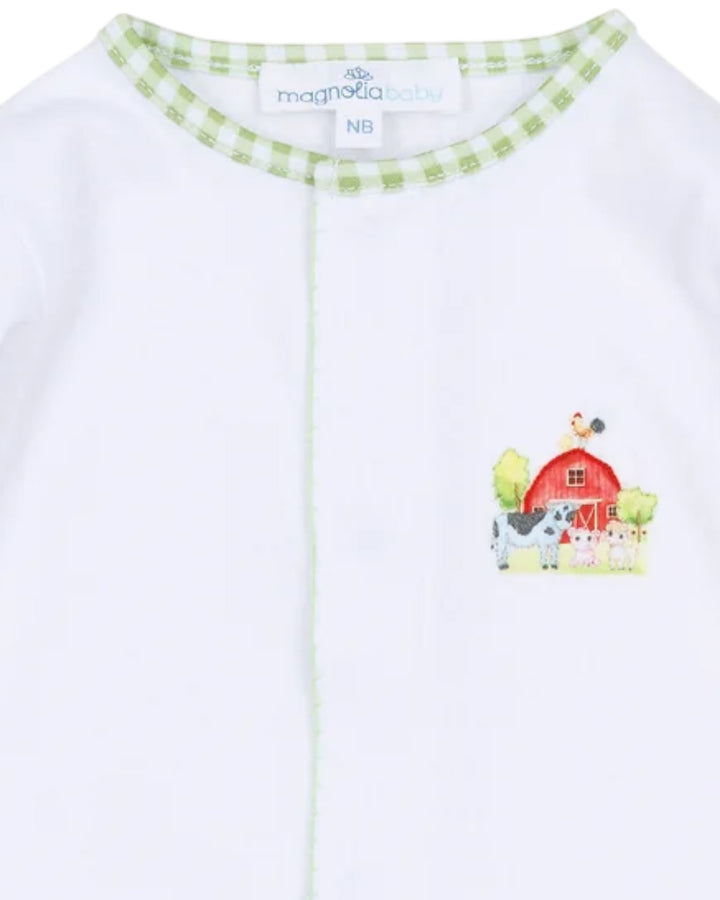 Barnyard Babies Celery Embroidered  Boys Converter