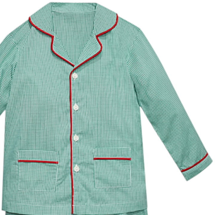 Landry Green Gingham Pajamas