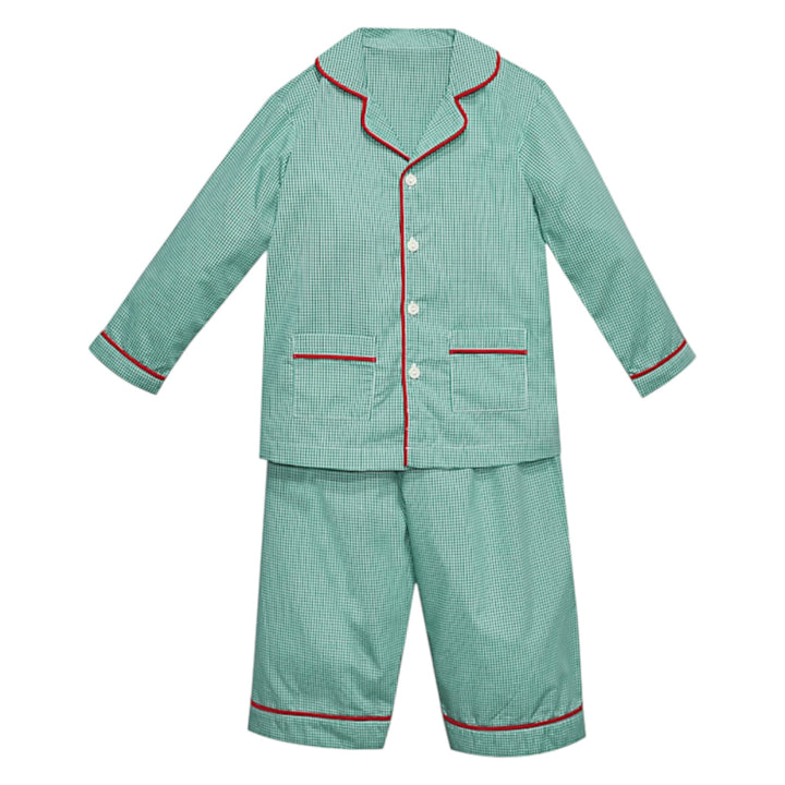 Landry Green Gingham Pajamas