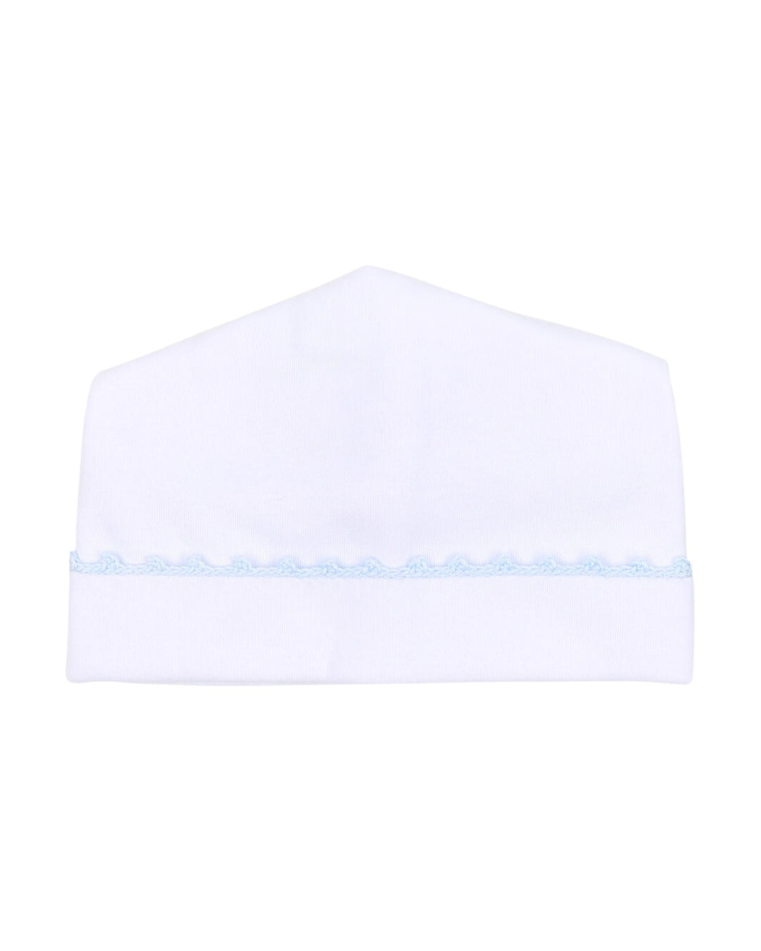 Baby Joy Blue Crochet Trim Hat