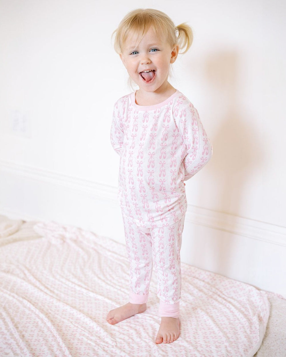 2 piece Ballet Pink Pajamas, That Store, child
