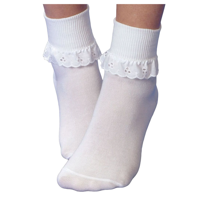 Eyelet Lace Turn Cuff 1 Pair