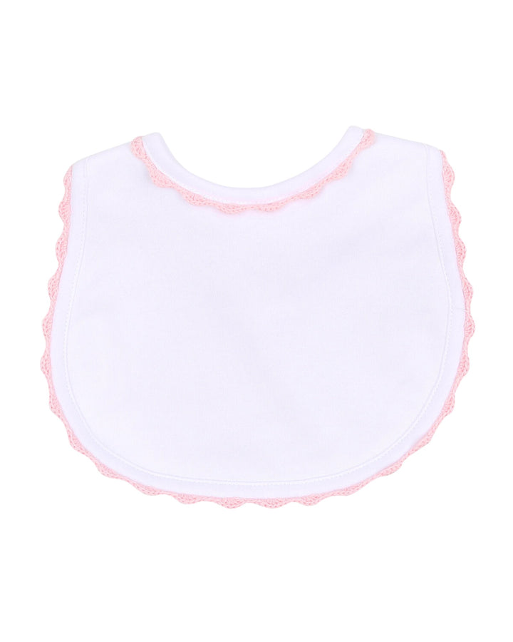 Baby Joy Crochet Trim Bibs