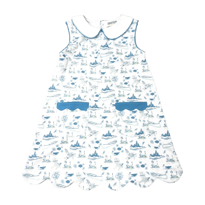 Lake Blue Girls Dress