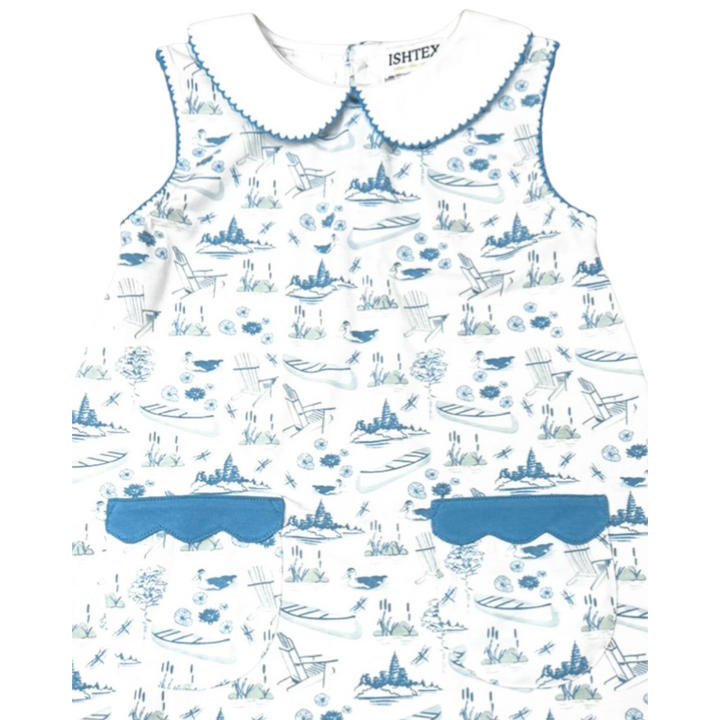 Lake Blue Girls Dress