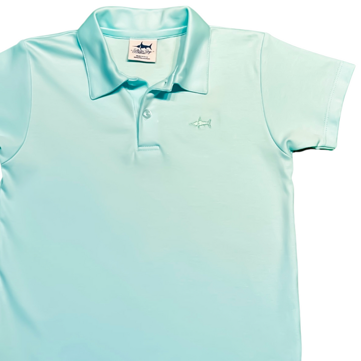 SBC Signature Aqua Polo, close up