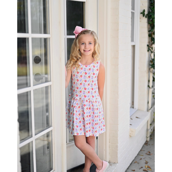 Wendy Knit Dropwaist Apple Dress