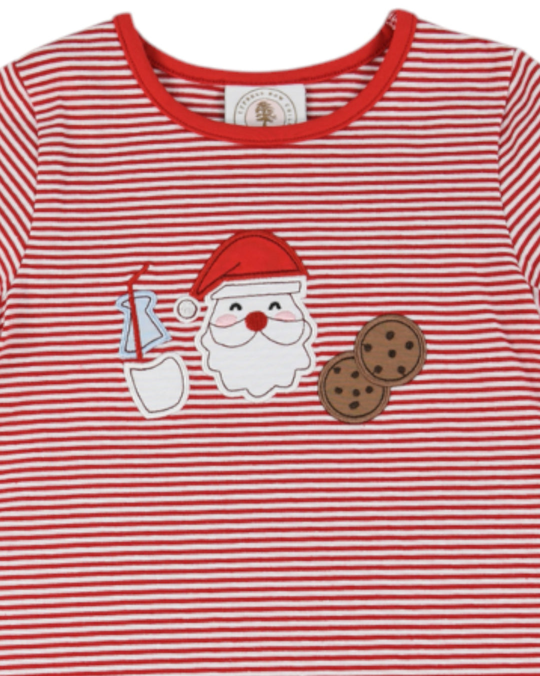 Cookies and Milk Girl Red Stripe Dress