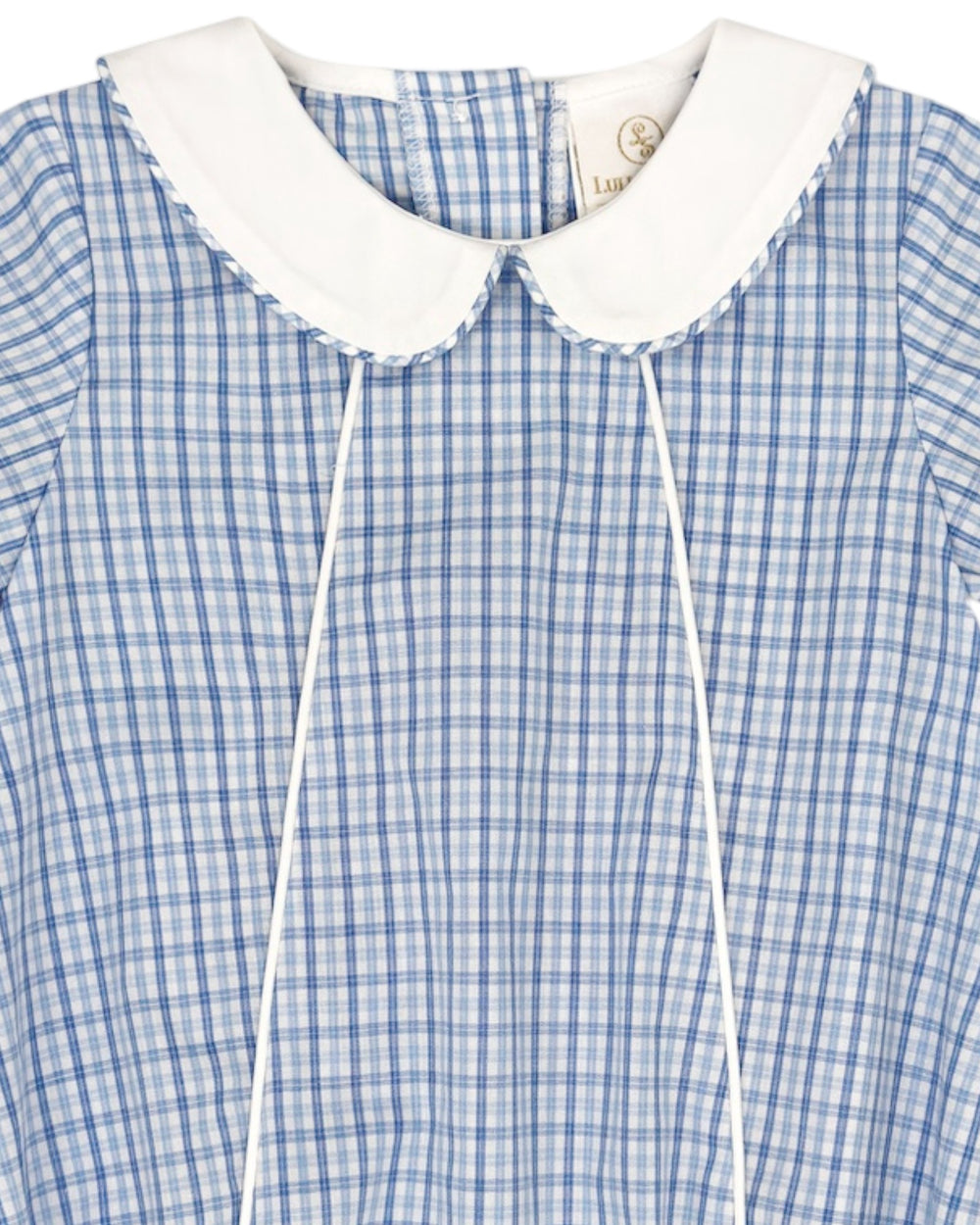 Adams Boy's Bubble in Billings Blue Plaid, That Store, close up