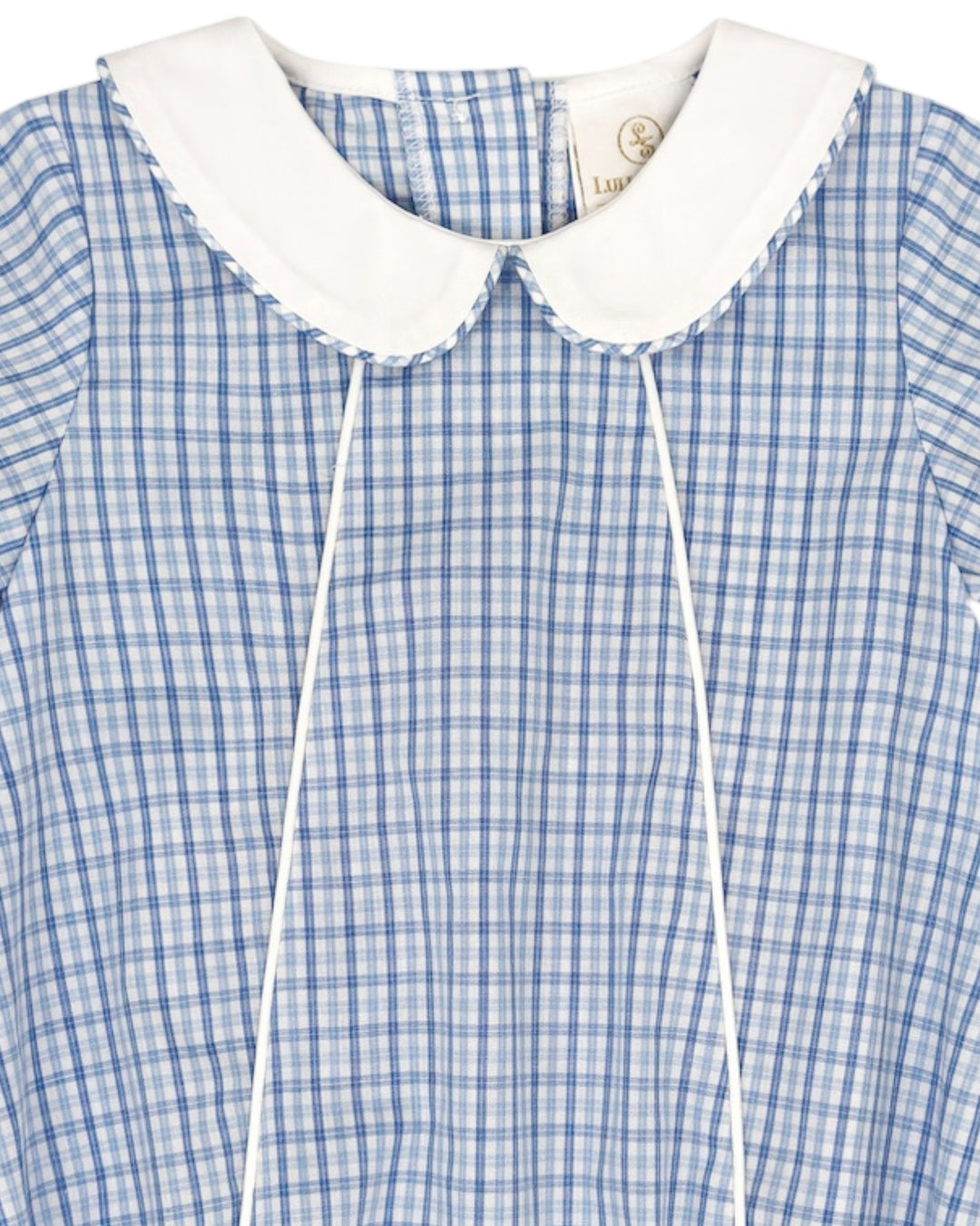 Adams Boy's Bubble in Billings Blue Plaid, That Store, close up
