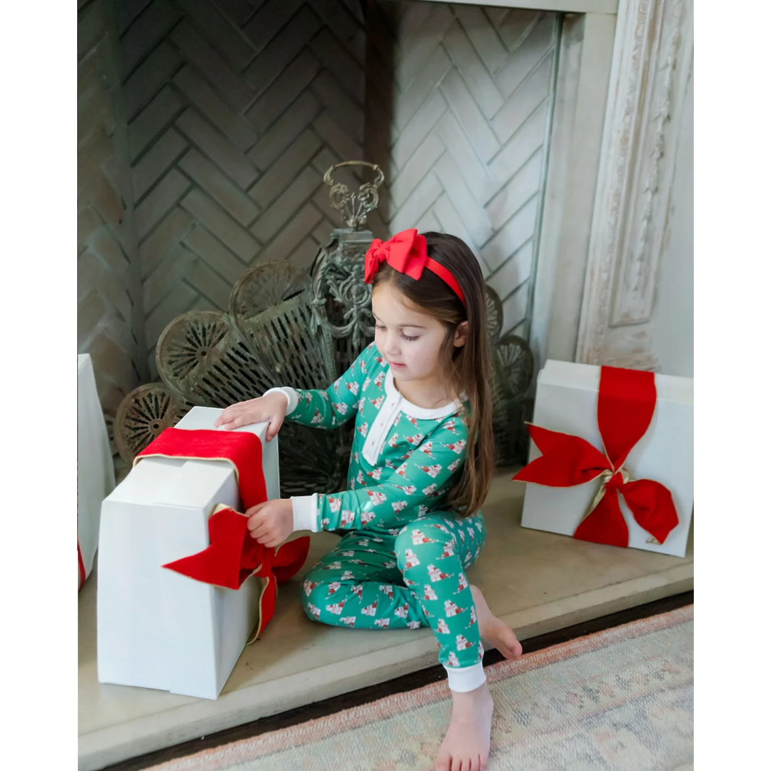 Alden Girls' Pajama Pant Set - Santa's Helper, That Store, child