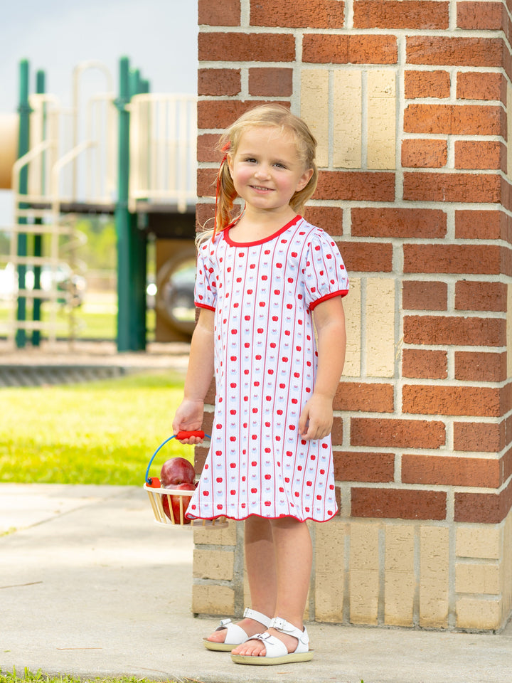 Apple Print Dress *Pre-Order