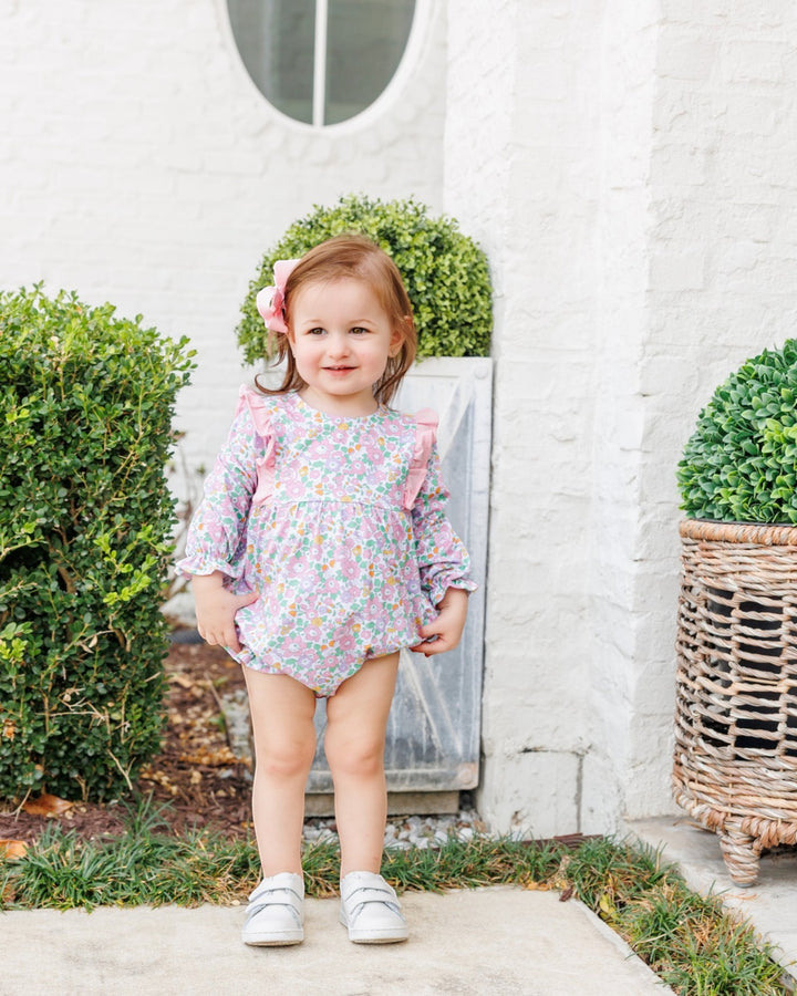 Autumn Blooms Pink Girls Bubble