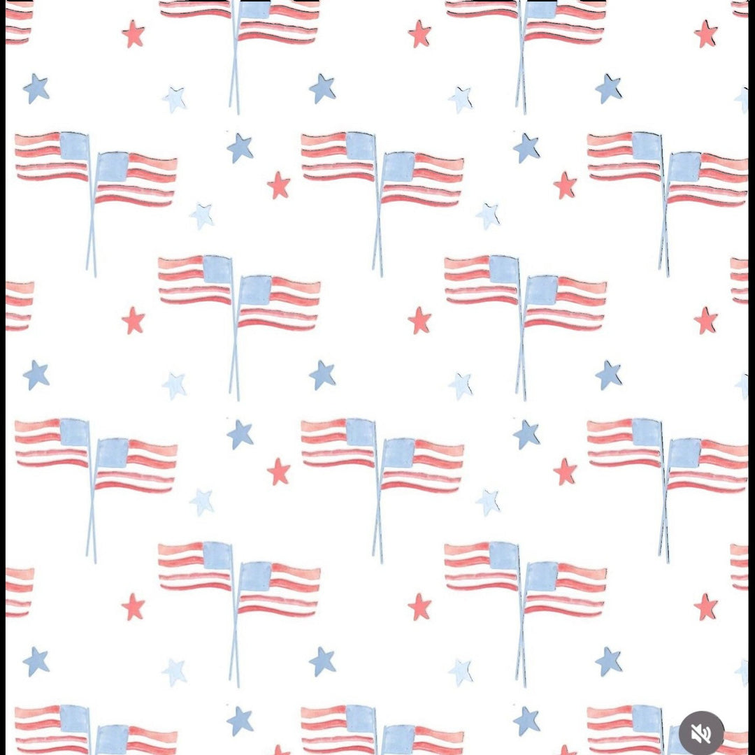 Conrad Shorts Red &amp; Blue Our Country